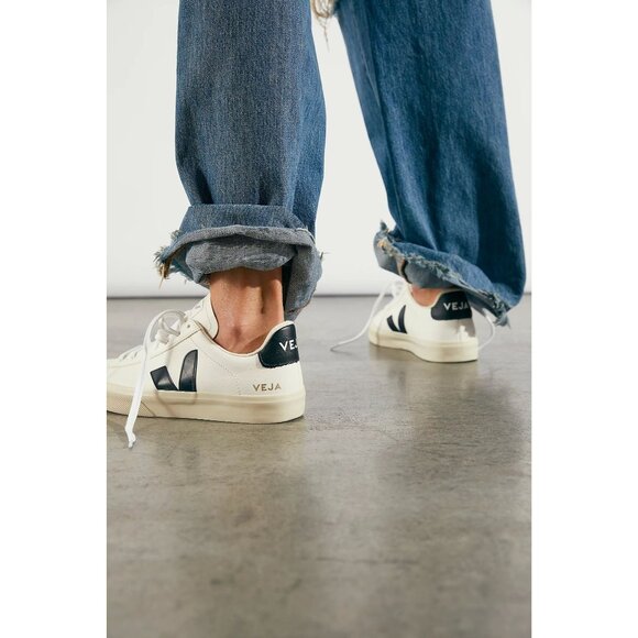 Veja Campo Sneaker in Extra White & Black 38 7 Ne with Box Womens Athletic SHoes - Picture 13 of 15